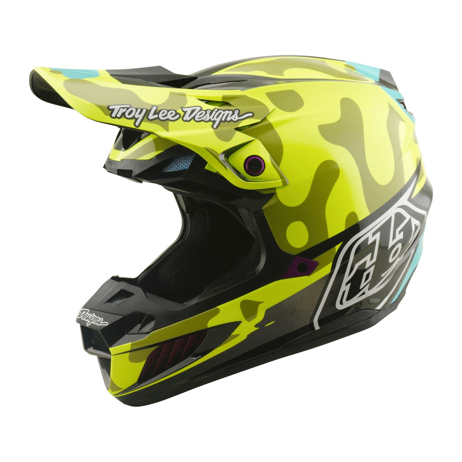 Troy Lee Designs Spring 2026 MX SE5 Composite Myth Helmets Flo Yellow